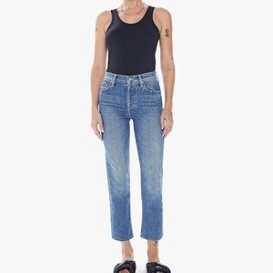 The Tomcat High Rise Straight Jeans by Mother